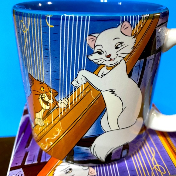 WALT DISNEY’S ARISTOCATS VTG 90’s NWT DISNEY STORE EXCLUSIVE CERAMIC MUG JAPAN - Picture 3 of 14